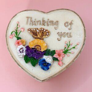 "Thinking of You" Heart Keepsake Box - perfect gift or